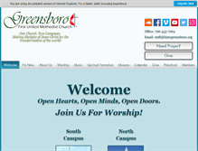 Tablet Screenshot of fumcgreensboro.org